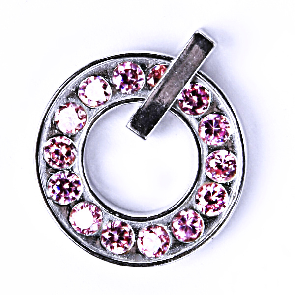 Stříbrný přívěšek,zirkon růžový,šperky se zirkony, přívěsek ze stříbra, P 1290 