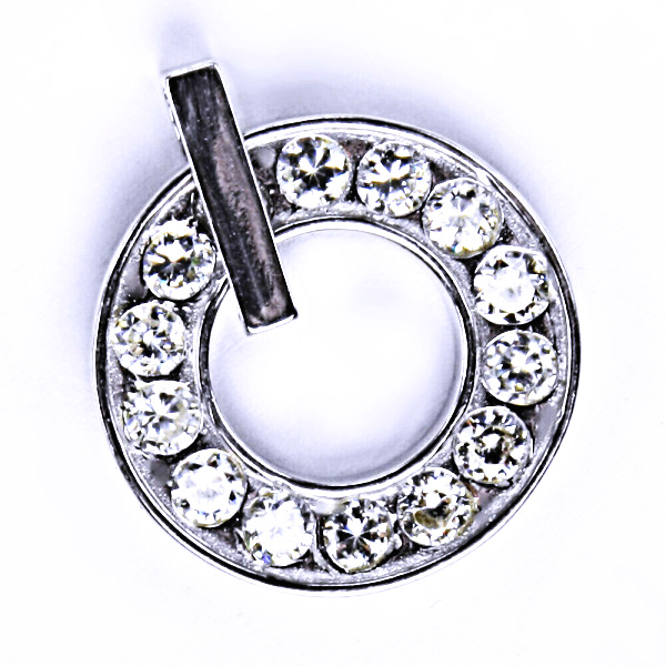 Stříbrný přívěšek, zirkon čirý, šperky se zirkony, přívěsek ze stříbra, P 1290 