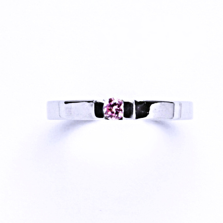 Stříbrný prsten se zirkonem, prsten ze stříbra VR 36