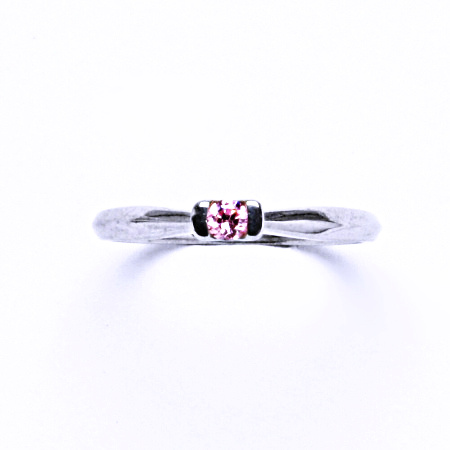 Stříbrný prsten se zirkonem, prsten ze stříbra VR 35