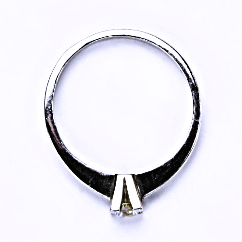 Stříbrný prsten (zásnubní) se zirkonem, 0 T 1204 