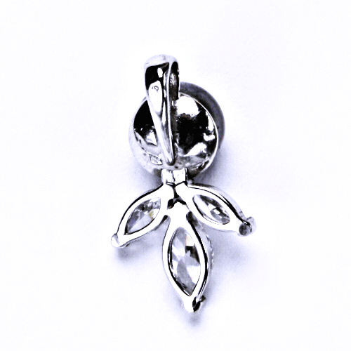 stříbrné šperky, přívěšek s přírodní perlou, P 1248 