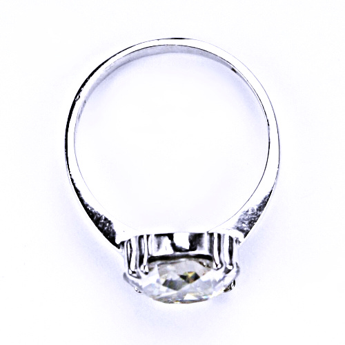 Stříbrný prsten s krystalem Swarovski ( Silver Shade)T 1225 