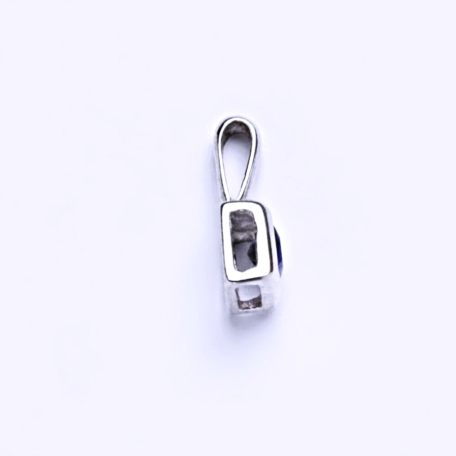 Stříbrný přívěšek , zirkon spinel čtverec - P 1031 