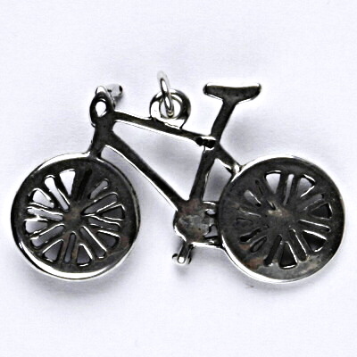 Stříbrný přívěsek kolo s patinou, přívěsek ze stříbra, P 232 
