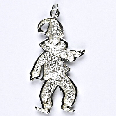 Stříbrný přívěsek klaun, přívěsek ze stříbra, P 240