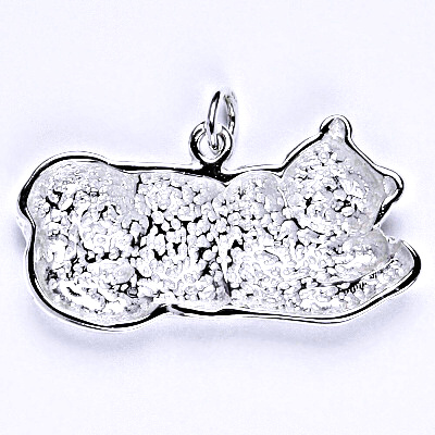 Stříbrný přívěsek panda, přívěsek ze stříbra, P 962