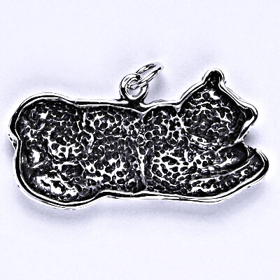 Stříbrný přívěsek s patinou panda, přívěsek ze stříbra, P 962