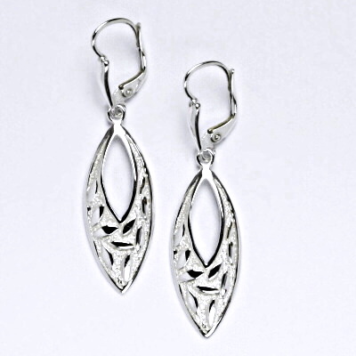 Stříbrné náušnice na patent,náušnice ze stříbra, NK 988A (malé)/20