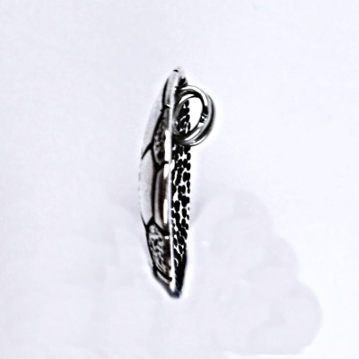 Stříbrný přívěšek fotbalový míč, přívěsek ze stříbra P 167 patina