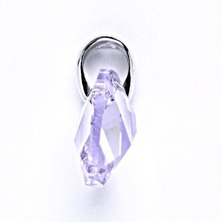 Stříbrný přívěšek s krystalem Swarovski violet, P 1302