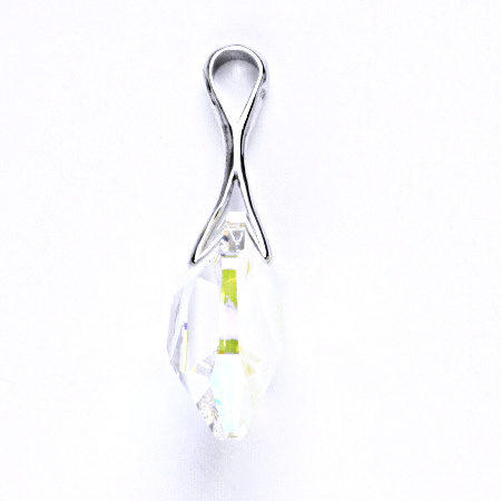 Stříbrný přívěšek s krystalem Swarovski cosmic pendant AB krystal, P 1295