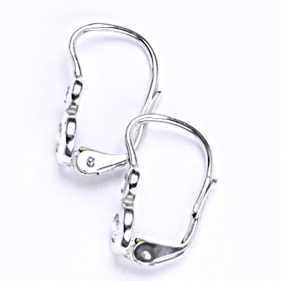 Stříbrné náušnice s čirým zirkonem NK 1122 