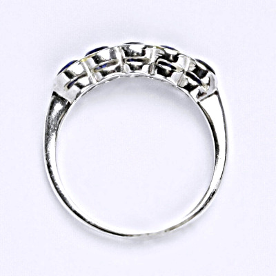 Stříbrný prsten se spinelem,prsten ze stříbra T 1086 S