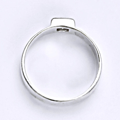 Stříbrný prsten se zirkonem lavender,prsten ze stříbra T 1062 L