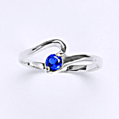 Stříbrný prsten se spinelem,prsten ze stříbra T 1066 S 