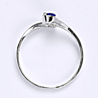 Stříbrný prsten se spinelem,prsten ze stříbra T 1066 S 