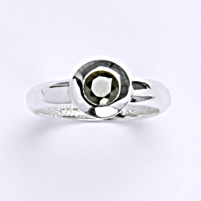 Stříbrný prsten se zirkonem,prsten ze stříbra T 1123