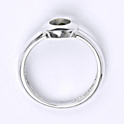 Stříbrný prsten se zirkonem,prsten ze stříbra T 1123