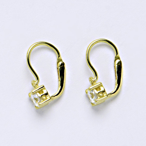 Dětské náušnice ze žlutého zlata 585/1000 VE21 BZ