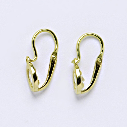 Dětské náušnice ze žlutého zlata 585/1000 VE 244 BZ