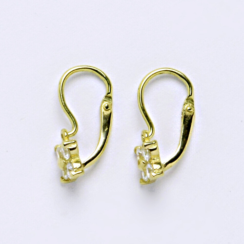 Dětské náušnice ze žlutého zlata 585/1000 VE 246