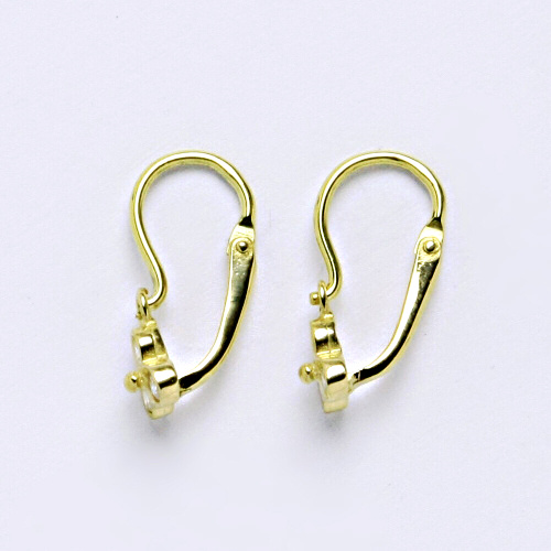 Dětské náušnice ze žlutého zlata 585/1000 VE 198 BZ