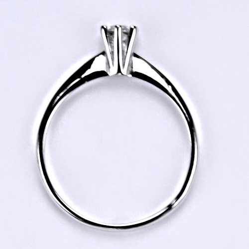 Prsten z bílého zlata se zirkonem VR 324