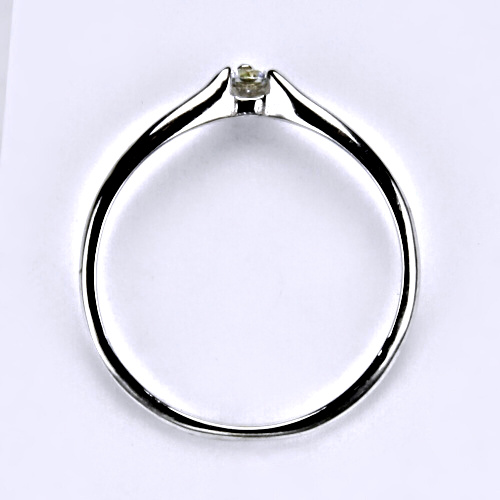 Prsten, prsteny, bílé zlato, zirkon, šperky zlaté, VR 201