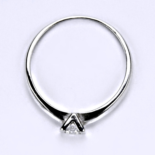 Prsten, prsteny bílé zlato, zirkon, šperky zlaté VR 35